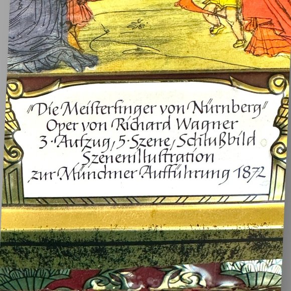 Vintage 1997 German Tin Box biscuit from E. OTTO SCHMIDT 1997 - Picture 2 of 10